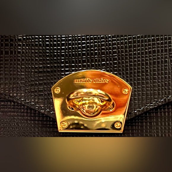 Marie Claire Paris Leather Crossbody and Twilly scarf - Picture 9 of 9